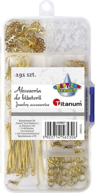 Zestaw do tworzenia biżuterii Craft-Fun Series Akcesoria do biżuterii Titanum (25BJ033122)