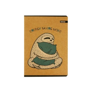 Zeszyt A5 kraft liner 60k. 70g krata [mm:] 145x208 Beniamin (609623)