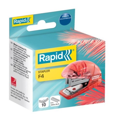 Zszywacz Colour Breeze F4 zielony 10k (5001326) Rapid
