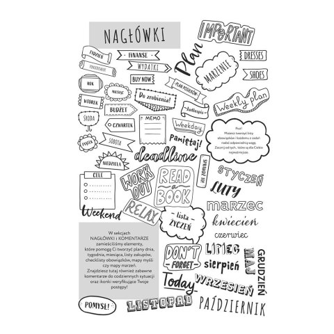 Organizer A5 BUJ O Black 240k mix Interdruk (A5)