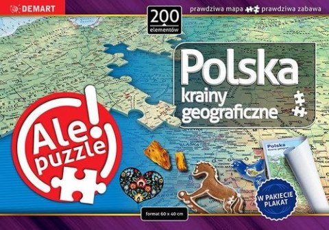 Puzzle Polska Krainy geograficzne 200 el. Demart