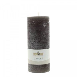 Świeca pieńkowa 6,3X15cm w kolorze Black CZARNY śr. 60mm Pavoncella (8720935401254)