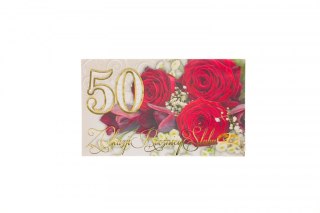 Kartka składana DL Rocznica ślubu Agamis (List)