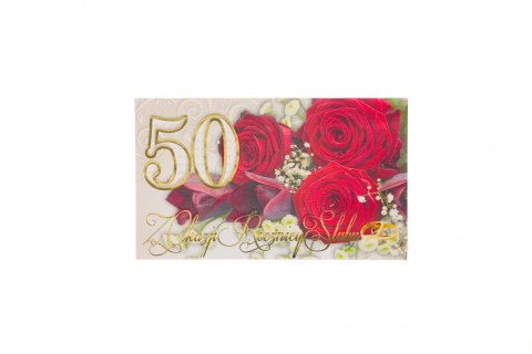 Kartka składana DL Rocznica ślubu Agamis (List)