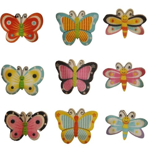 Ozdoba drewniana Craft-Fun Series motyle Titanum (18AQE-20)