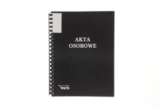 Teczka do akt osobowych A4 ABCDE czarny papier Warta (339-095)