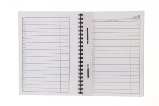 Teczka do akt osobowych A4 ABCDE czarny papier Warta (339-095)