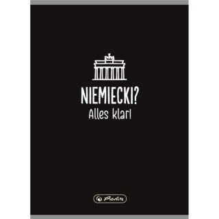 Zeszyt A5 Jęz. Niemiecki 9577396 60k. krata Herlitz (400197994)