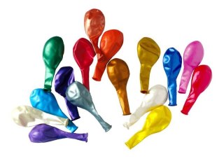 Balon gumowy Metalizowane metalizowany 100 szt mix 260mm 10cal Godan