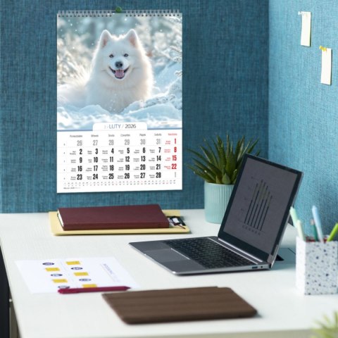 Kalendarz ścienny WIELOPLANSZOWY 16K A3 Press