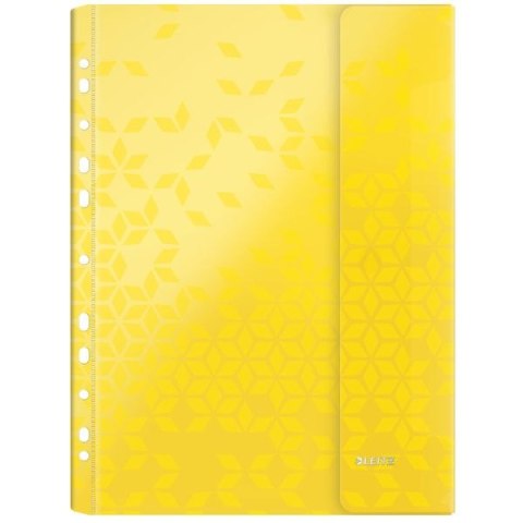 Koszulki na dokumenty WOW groszkowe A4 kolor: mix z boczną klapką Leitz (47070099)