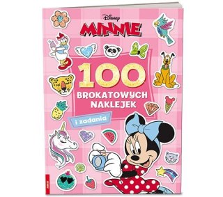 Książka dla dzieci Minnie. 100 brokatowych naklejek Ameet (NB 9104)