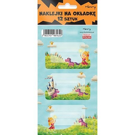 Naklejka na zeszyt KSIEŻNICZKA Henry (5905701481620)