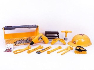 Narzędzia w skrzynce z kaskiem Bigtoys (BN3585)