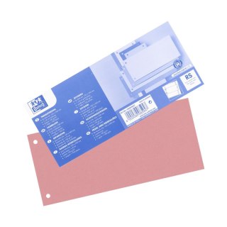 Przekładka czysta 1/3 A4 różowa 180g 100k Oxford (100205027)