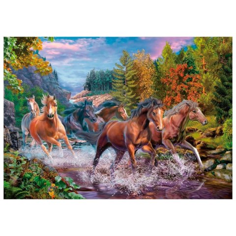 Zestaw kreatywny Diamentowa mozaika 30x40cm Konie 8 Flamingo Line (TBS01393-03)