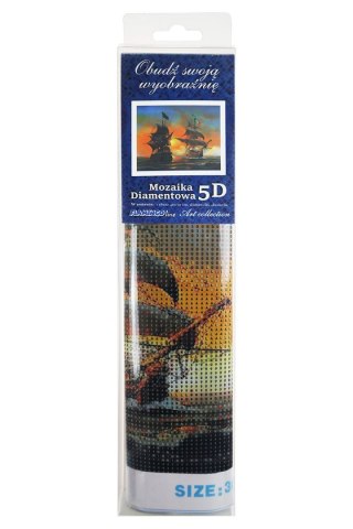 Zestaw kreatywny Diamentowa mozaika 30x40cm Żaglowce Flamingo Line (TMS20590)