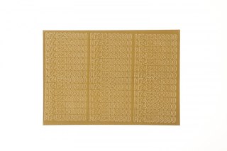 Cyfry samoprzylepne złote Farro