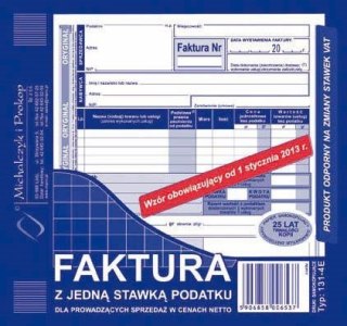 Druk samokopiujący 2/3 A5 S o/1k 80k. Michalczyk i Prokop (131-4E)