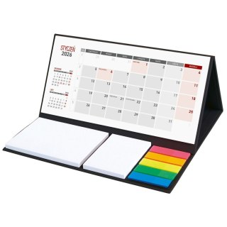 Kalendarz biurkowy MAXI biurkowy z notesem 204mm x 99mm Wydawnictwo Wokół Nas (KB 064 B CZARNY)