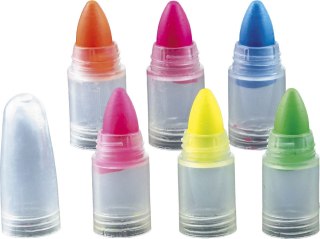 Kredki do malowania twarzy segmentowe fluo 6 kol. Titanum