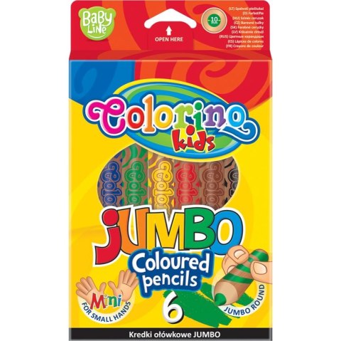 Kredki ołówkowe Colorino Jumbo 6 kol. Patio (33121)