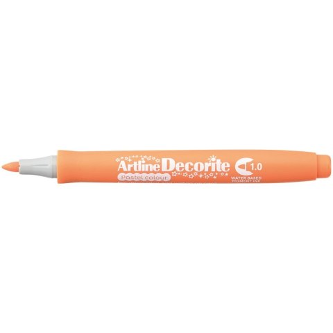 Marker permanentny pastel decorite wkład pomarańczowy 1,0mm pędzelek końcówka Artline (AR-033 5 4)