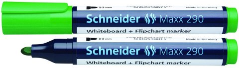 Marker suchościeralny Maxx 290 wkład zielony 2,0-3,0mm okrągła końcówka Schneider (SR129004)