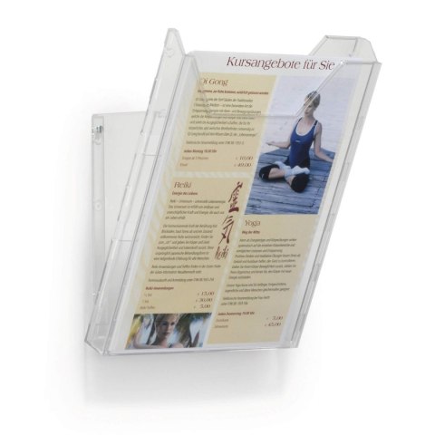 Pojemnik na dokumenty pionowy A4 transparentna plastik Durable (857819)