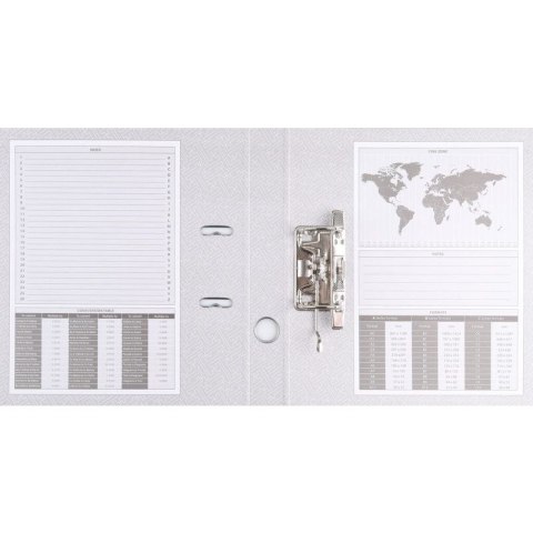 Segregator dźwigniowy z szyną A4 75mm niebieski Basic (21024221-01)