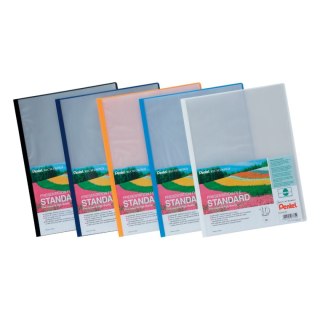Skoroszyt A4 prezentacyjny czarny polipropylen PP Pentel (DCP2410-A)