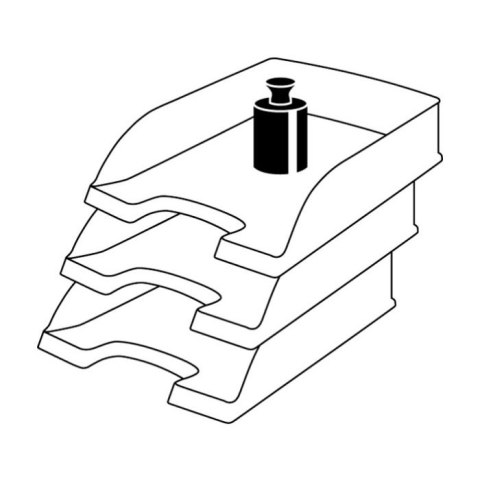 Szuflada na dokumenty Leitz Plus niebieski polistyren PS [mm:] 255x70x 357 Leitz (52272035)