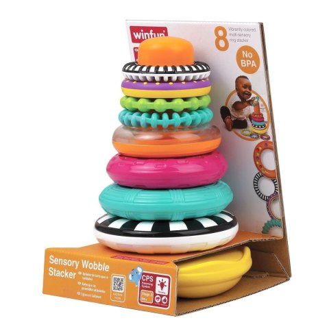 Układanka Piramidka sensoryczna Smily Play (250203)