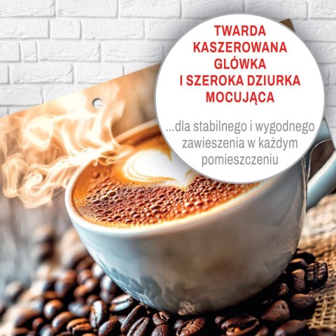 Kalendarz ścienny PREMIUM trójdzielny A4 Press (KAWA)