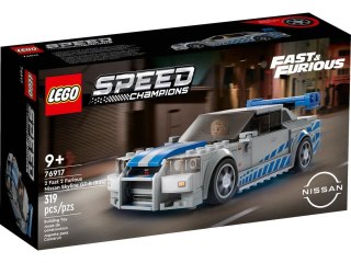 Klocki konstrukcyjne Speed Champions Nissan Skyline GT-R (R34) z filmu „Za szybcy, za wściekli" Lego (76917)