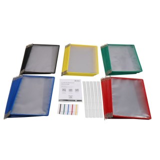 Panele prezentacyjne Tarifold A4 10 szt. czerwone (114003TR)