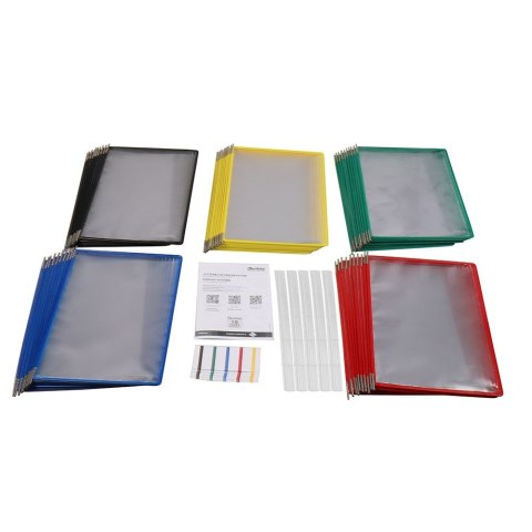 Panele prezentacyjne Tarifold A4 10 szt. czerwone (114003TR)