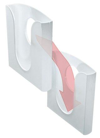 Szuflada na dokumenty przezroczysty plastik [mm:] 255x280x 45 Leitz (54010002)