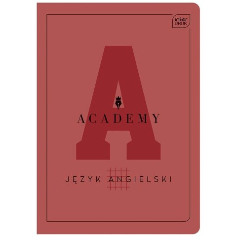 Zeszyt tematyczny A5 ACADEMY 60k. krata Interdruk (ZE60#ANGACA)