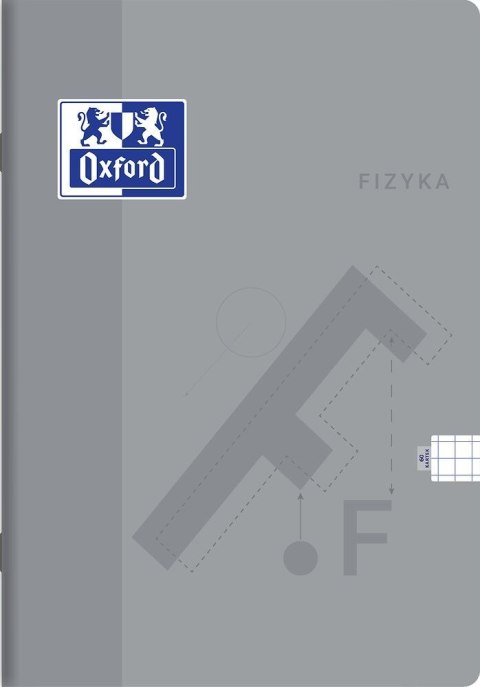 Zeszyt tematyczny A5 fizyka 60k. 60g krata Oxford (400175639)