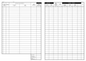 Druk offsetowy A4 Podatkowa księga przychodów / rozchodów A4 18k. Stolgraf (P46)