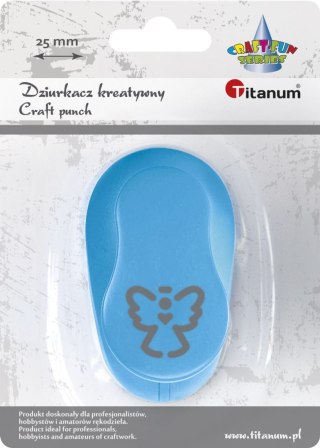 Dziurkacz ozdobny Craft-Fun Series 25mm anioł Titanum (T-8810-42)