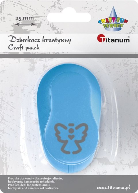 Dziurkacz ozdobny Craft-Fun Series 25mm anioł Titanum (T-8810-42)