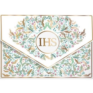 Kartka składana A5 Karnet A5 KOMUNIA KOPERTA PATTERN IHS Henry (5905701482429)