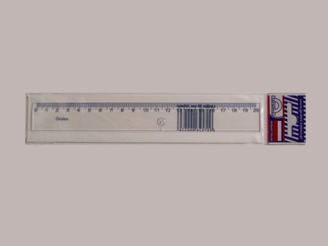 Linijka plastikowa 20cm Grales (L20 Bl)