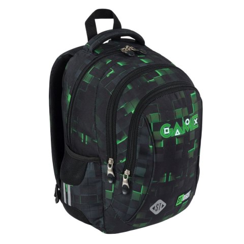 Plecak GREEN GAME 3-KOMORY St.Right (BP-26)