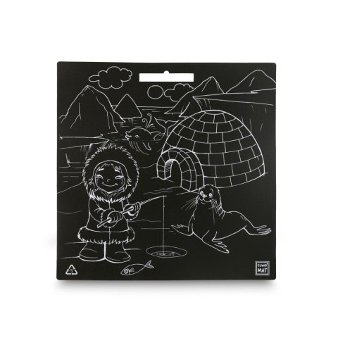 Podkład na biurko FUNNY MAT BLACK sfu1047 czarny polipropylen PP [mm:] 400x400 Strigo (8681379310475)