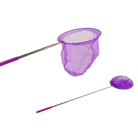 Siatka na motyle Owady Składana Teleskopowa 85 cm Fioletowa Lean (15099)