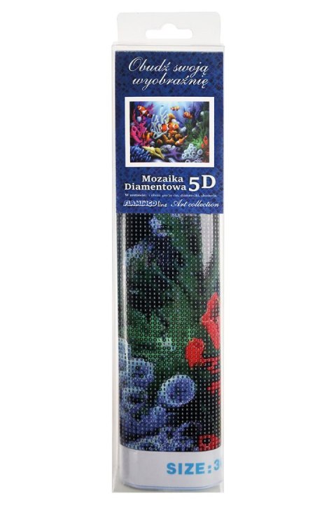 Zestaw kreatywny Diamentowa mozaika 30x40cm Rafa Flamingo Line (TGD70654)