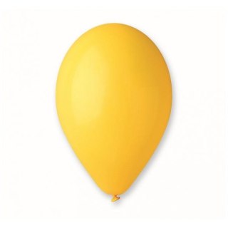 Balon gumowy PASTEL pastelowy żółta 300mm 20cal Godan (G90/02/10)